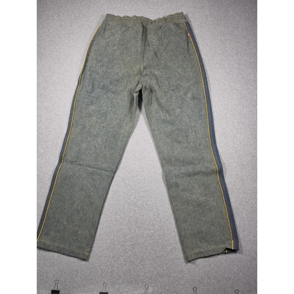 Levi's X Denim‎ Tears Track Pants Mid Indigo Wash--NWT--Men's Medium
